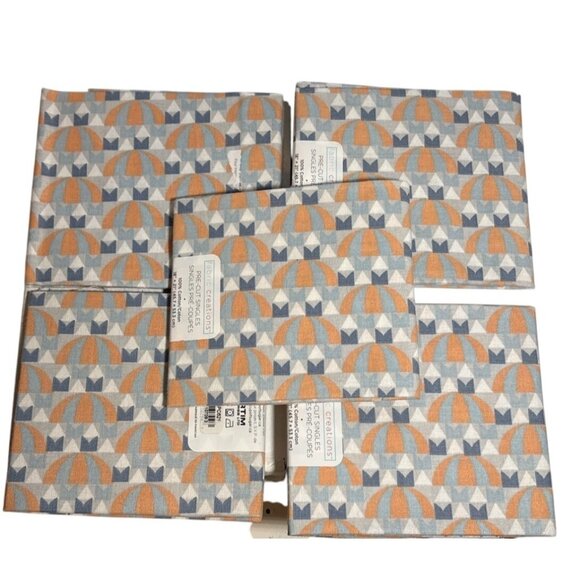 Fabric Creations Fat Quarters 100% Cotton 18" X 21" Geometric Pattern Quilting - Picture 1 of 4